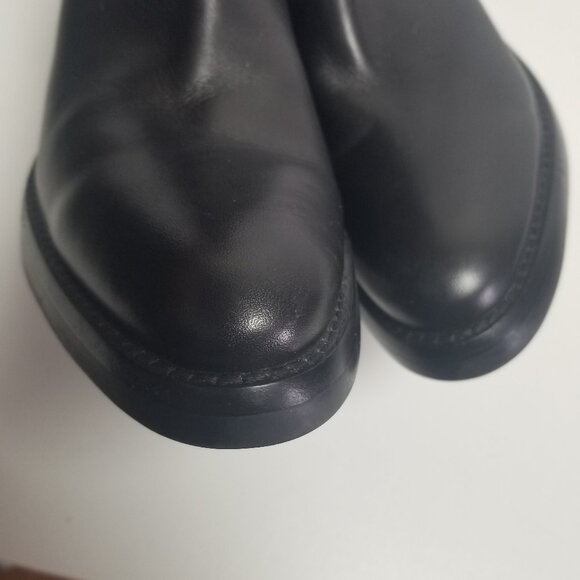 NWOB Jeffrey Campbell Desert-Me Women's Black Leather Mid Calf Boots Sz 6M - Picture 11 of 12